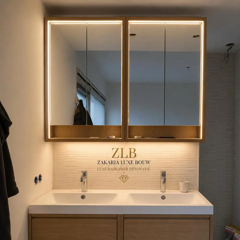 Luxe badkamer afwerking met hoogwaardige materialen